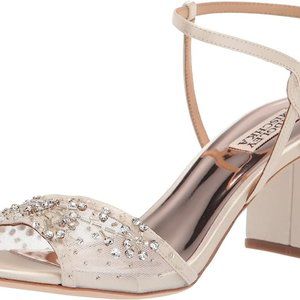 Badgley Mischka wedding sandals